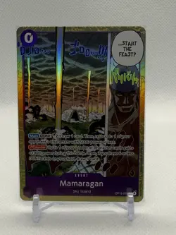 Mamaragan OP15-078 - Adventure on Kami's Island Super Rare Foil One Piece Card - Image 1