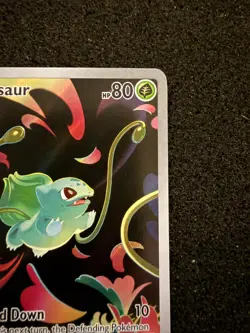 Pokemon TCG Bulbasaur Mega Evolution Stamped Illustration Rare Card 133/132 - Image 3