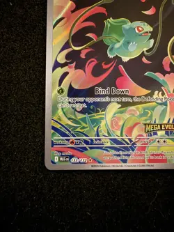 Pokemon TCG Bulbasaur Mega Evolution Stamped Illustration Rare Card 133/132 - Image 4