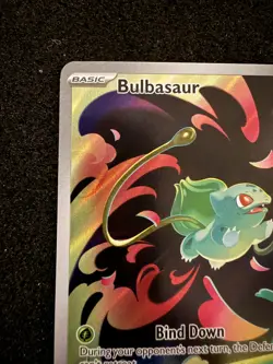 Pokemon TCG Bulbasaur Mega Evolution Stamped Illustration Rare Card 133/132 - Image 5