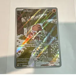The Pokemon Company Swinub Illustration Rare Full Art Holo 165/159 SV09 Card - Image 1