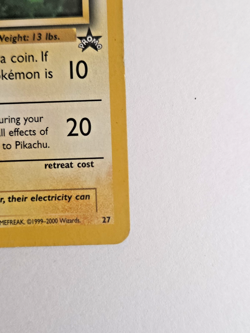 Pokemon Pikachu 27/53 WOTC Black Star Promo Regular Card - Image 5