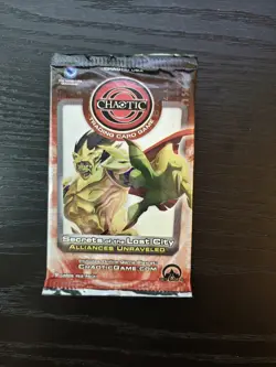 3x Chaotic Alliances Unraveled Secrets Lost City TCG Card Booster Packs - Image 2