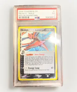 PSA NM 7 Pokemon TCG Deoxys (Delta Species) 3/110 Holon Phantoms Holo Rare - Image 1