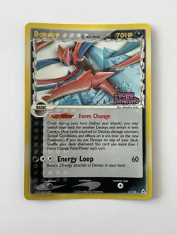 Pokemon TCG Deoxys EX Holon Phantoms Holo Stamped Rare 3/110 Delta Species NM - Image 2