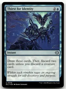 Thirst for Identity #79 (Foil) (NM) Lorwyn Eclipsed ECL Magic MTG - Image 1