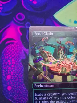 Food Chain Borderless Foil TMNT Pizza Box Promo Unplayed Mint - Image 2
