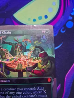Food Chain Borderless Foil TMNT Pizza Box Promo Unplayed Mint - Image 3