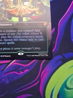 Food Chain Borderless Foil TMNT Pizza Box Promo Unplayed Mint - Image 5