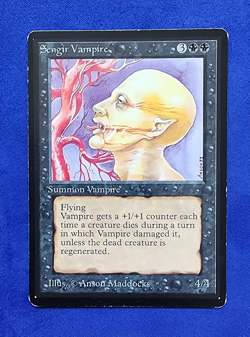 MTG Sengir Vampire Beta Edition in MP Condition - Image 1