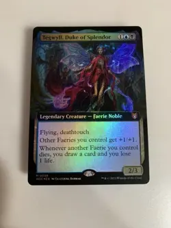 Tegwyll, Duke of Splendor - MTG - Extended Art - Wilds of Eldraine - #39-NM-Foil - Image 1