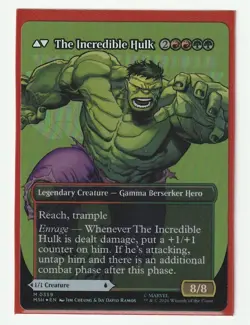 Bruce Banner #0359 Borderless MTG Marvel Super Heroes Foil EN Mythic NM - Image 2