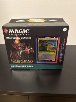 Brand New Sealed MTG Lord of the Rings Commander Deck Hosts Of Mordor Magic LOTR 195166205052 - Image 1