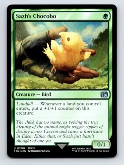 Sazh's Chocobo U Foil FINAL FANTASY 200 NM - Image 1