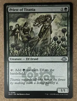 Priest of Titania - Modern Horizons 3 - NM MTG - Image 1