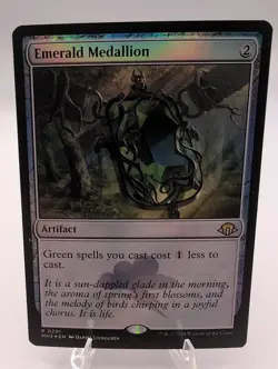 MTG Magic the Gathering - Emerald Medallion Foil - Modern Horizons 3 - NM/M - Image 2