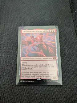 MTG The Vision And Scarlet Witch Foil Marvel Super Heroes MSH 0707 707 - Image 1