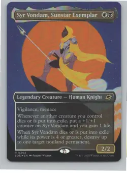 Syr Vondam, Sunstar Exemplar (0302) - MTG Edge of Eternities - Foil - Image 1