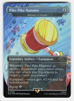 PIKO PIKO HAMMER - HAMMER OF NAZAHN FOIL - Magic: The Gathering - WALPOLE NM/M - Image 1