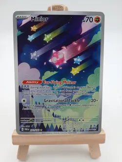 Minior 201/182 - Paradox Rift - Gold Star Holo Illustration Rare NM Pokemon Card - Image 1