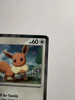 Pokemon TCG 2023 Eevee SVP 043 Black Star Promo Cosmos Holo NM - Image 4