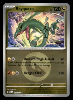 Rayquaza (Energy Symbol Pattern) 153/217 Ascended Heroes Pokemon Reverse Holo NM - Image 1