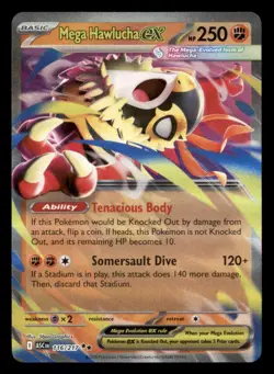Mega Hawlucha ex 116/217 Double Rare Ascended Heroes Pokemon Holo Near Mint - Image 1