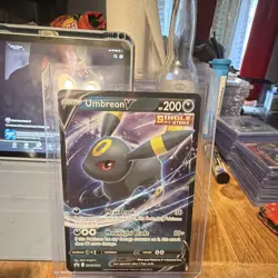Pokemon TCG Umbreon V SWSH203 SWSH Promo Holo English Basic 200 HP Single Strike - Image 1
