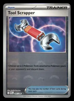 Tool Scrapper (Poke Ball Pattern) 085/086 Holo White Flare Pokemon Holo NM - Image 1