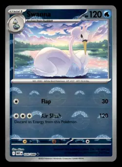 Swanna (Poke Ball Pattern) 026/086 Uncommon White Flare Pokemon Holo Near Mint - Image 1