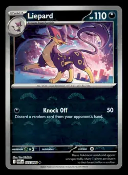 Liepard (Poke Ball Pattern) 056/086 Uncommon White Flare Pokemon Holo Near Mint - Image 1