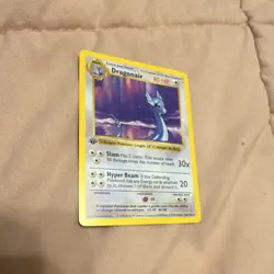 Pokemon TCG Dragonair Base Set 1st Edition Rare - Image 1