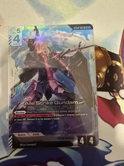 Aile Strike Gundam Foil - ST04-001 - Gundam TCG Card Game - Image 1