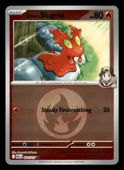 Ethan's Slugma (Energy) 023/217 Ascended Heroes Pokemon Reverse Holo NM - Image 1