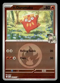 N's Darumaka (Energy) 032/217 Ascended Heroes Pokemon Reverse Holo NM - Image 1
