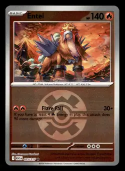 Entei (Quick Ball) 025/217 Rare Ascended Heroes Pokemon Reverse Holo Near Mint - Image 1