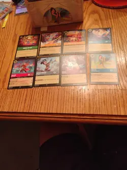 Disney LORCANA Fabled Card Lot of 24 Legendary, Super Rare And Rare - Image 3