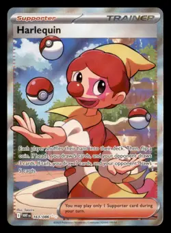 Harlequin 163/086 Holo Ultra Rare White Flare Pokemon Near Mint - Image 1