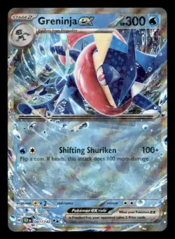 Greninja ex 41/142 Double Rare Stellar Crown Pokemon Near Mint - Image 1