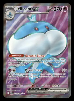 Jellicent ex 160/086 Holo Ultra Rare White Flare Pokemon Near Mint - Image 1