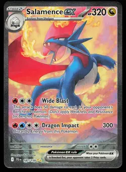 Salamence ex 187/159 Special Illustration Rare Journey Together Pokemon Card - Image 1