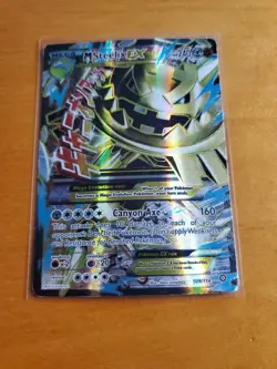 Pokemon TCG M Steelix EX Full Art Ultra Rare Steam Siege 109/114 - Image 1