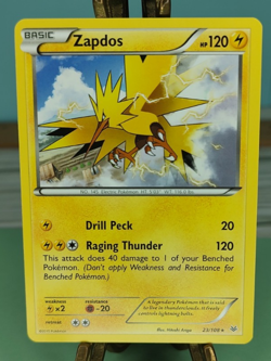 Pokemon Zapdos #23/108 Holo Rare XY - Roaring Skies Trading Card TCG - Image 1