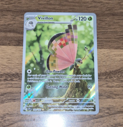 The Pokemon Company Pokemon TCG Vivillon 193/191 SV08 Illustration Rare Holo ENG - Image 1