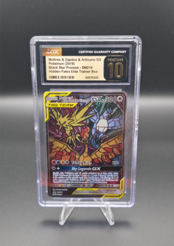 CGC Pristine 10 Pokemon TCG Moltres & Zapdos & Articuno GX SM210 Sm Holo (2019) - Image 1