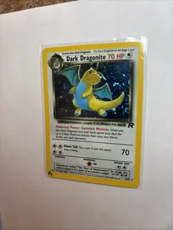 Pokemon Dark Dragonite Holo 5/82 Team Rocket Unlimited WOTC Rare – Excellent - Image 1