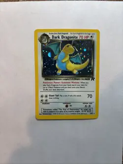 Pokemon Dark Dragonite Holo 5/82 Team Rocket Unlimited WOTC Rare – Excellent - Image 3