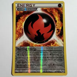 Pokemon TCG Burning Energy 151/162 Reverse Holo XY Breakthrough LP / NM - Image 1