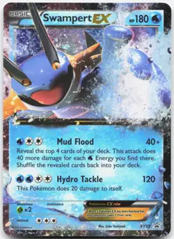 Swampert EX XY55 Holo Promo XY Promo Pokemon Heavily Played - Image 1