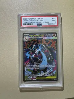 2025 Pokemon Mega Charizard X Ex UPC Black Star Promo PSA 9 - Image 1